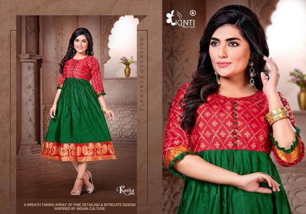 Kinti Kanika 2 Designer Silk Ethnic Wear Kurti